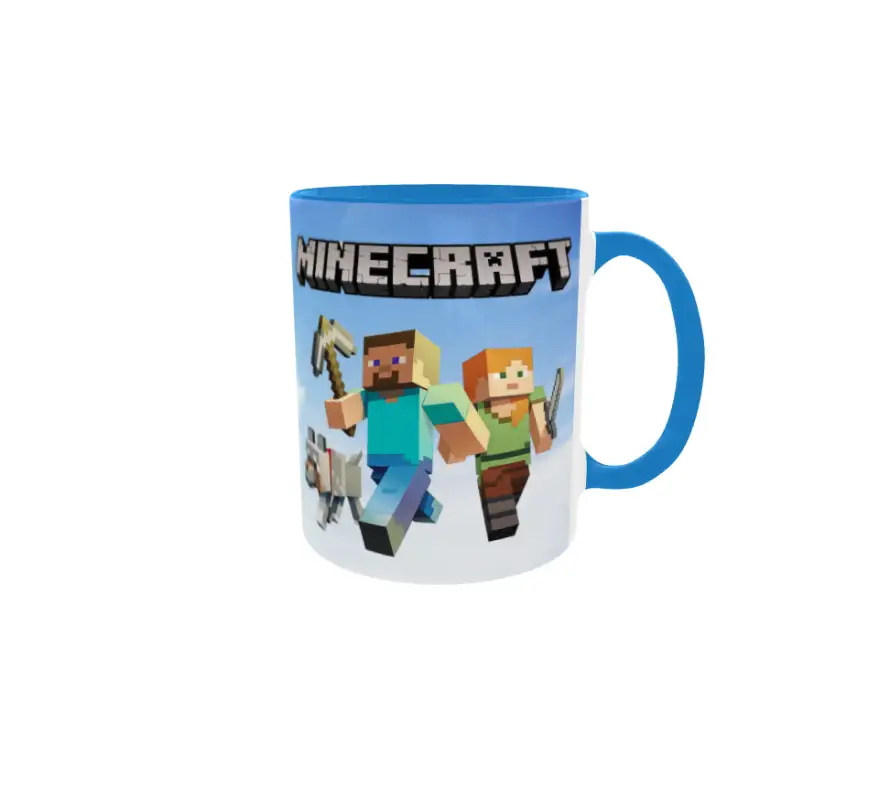 Minecraft, model 1, cana ceramica, 330mlv